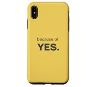 Carcasa para iPhone XS MAX Optimismo Mensaje Positivo Cita alentadora Chiste gráfico