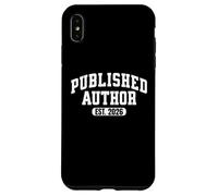 Carcasa para iPhone XS MAX Orgulloso Autor publicado 2026 Mom Dad Vintage Poet Book Writer