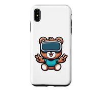Carcasa para iPhone XS MAX Oso Lindo cómic de Dibujos Animados VR Realidad Virtual