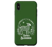 Carcasa para iPhone XS MAX Ostara Blessings Pagan Spring Lamb Floral Moon Ostara