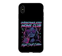 Carcasa para iPhone XS MAX Overstimulated Moms Club Retro Night Shift Edition Mama