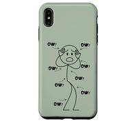 Carcasa para iPhone XS MAX OW OW Stick Character Figure Humor Chronic Pain Awareness