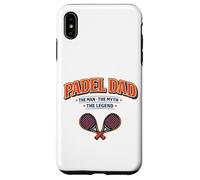 Carcasa para iPhone XS MAX Padel Dad El Hombre, Mito y Leyenda - Regalo Divertido para Padres