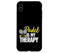 Carcasa para iPhone XS MAX Pádel Padel Is My Therapy Divertido Deportes Feliz Cita