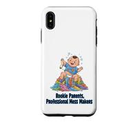Carcasa para iPhone XS MAX Padres novatos Creadores de desorden Profesionales Diseño