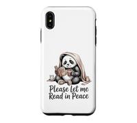 Carcasa para iPhone XS MAX Panda Leyendo por Favor déjame Leer en Paz