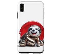 Carcasa para iPhone XS MAX Panda Oso Asia China riendo Globo Kitsch Art Manga