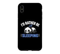 Carcasa para iPhone XS MAX Panda Sleep Funny Nap Humor Lazy I'D Rather Be Sleeping