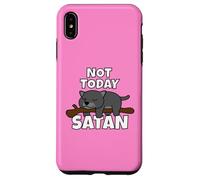 Carcasa para iPhone XS MAX Pantera Negra Nope Not Today Satan