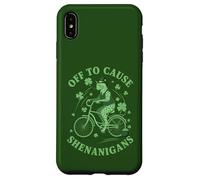 Carcasa para iPhone XS MAX para causar travesuras egipcias MAU Cat St Patricks Day