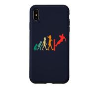 Carcasa para iPhone XS MAX Parkour Evolution Human Deporte Extremo Deporte Freerunning Atleta
