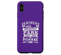 Carcasa para iPhone XS MAX Parque de Atracciones Funnel Cake Fun Quote Gráfico