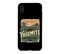 Carcasa para iPhone XS MAX Parque Nacional Yosemite California USA Vintage Travel Design