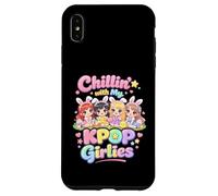 Carcasa para iPhone XS MAX Pascua KPOP Music Chillin with My K-Pop Chicas Mujeres Chicas