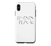 Carcasa para iPhone XS MAX Paso - Trab - Galop - Caballos