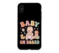 Carcasa para iPhone XS MAX Pastel Groovy Baby Toy Blocks Sonajero Diseño