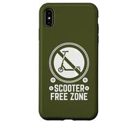 Carcasa para iPhone XS MAX Patinador Divertido del Parque de Patinaje Scooter Free Zone