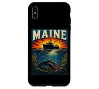 Carcasa para iPhone XS MAX Patrimonio costero del Barco Langosta de Maine