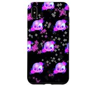 Carcasa para iPhone XS MAX Patrón de Calavera de Galaxia, Rosas, Pastel, gótico, diseño estético