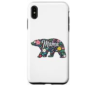 Carcasa para iPhone XS MAX Patrón de Estampado Floral caprichoso de mamá Bear, Moderno y caprichoso