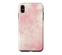 Carcasa para iPhone XS MAX Patrón Retro Vintage Rosa y Crema Envejecido