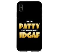 Carcasa para iPhone XS MAX Patty Joke Idgaf Meme Cute Halloween Costume For Patricia