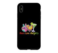 Carcasa para iPhone XS MAX Peace Love Margarita Happy Cinco de Mayo - Bebida Mexicana