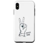 Carcasa para iPhone XS MAX Peaceful Soul Nature Inspired Aesthetic Graphic Peace Symbol