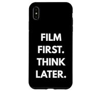 Carcasa para iPhone XS MAX Película Primero Piensa Luego Bold Creator Tipografía