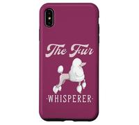 Carcasa para iPhone XS MAX Peluquería Divertida de Perro caniche Recortado The Fur Whisperer