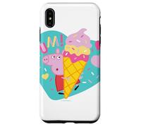 Carcasa para iPhone XS MAX Peppa Pig Yum Ice Cream