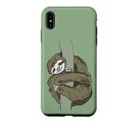 Carcasa para iPhone XS MAX Perezoso Abrazando Relajado Dormir Adolescente Cansado Perezoso Lento