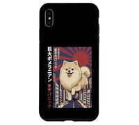 Carcasa para iPhone XS MAX Perro Gigante de Pomerania Tokio Kaiju Pelea y descubre