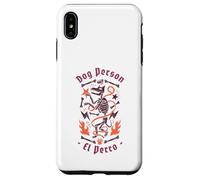 Carcasa para iPhone XS MAX Perro Persona El Perro (Declaración Divertida)