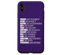 Carcasa para iPhone XS MAX PERSISTE como LA Regla DE Elizabeth Ruth Persevere KETANJI KBJ Meme