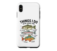 Carcasa para iPhone XS MAX Pesca Cosas Que Hago en mi Tiempo Libre