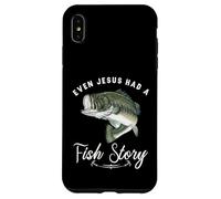 Carcasa para iPhone XS MAX Pesca Incluso Jesús Tenía Historia De Pescado Divertido Bass Papá Christian
