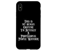 Carcasa para iPhone XS MAX Philanthropist People Watcher Costume For Creepy Guys