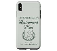 Carcasa para iPhone XS MAX Pickleball Plan de jubilación Divertido Jubilado