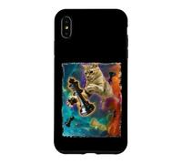 Carcasa para iPhone XS MAX Piezas de ajedrez Cats in Space