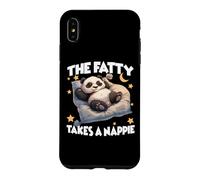 Carcasa para iPhone XS MAX Pijama de Panda el Panda Gordo Toma una Siesta por la mañana