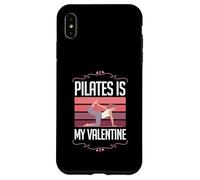 Carcasa para iPhone XS MAX Pilates es mi Amor Divertido contra el corazón de San Valentín