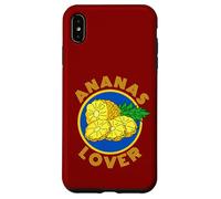 Carcasa para iPhone XS MAX PIÑA Lover Fruit Sol Veggie Desierto VEGETARIO Amarillo