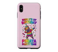 Carcasa para iPhone XS MAX Piñata Birthday Time Brush It's My Birthday Party Birthday para niños