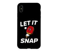 Carcasa para iPhone XS MAX Ping Pong Table Tennis Let It Snap Retro Paddle