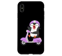 Carcasa para iPhone XS MAX Pingüino Montar Patin