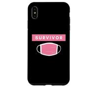 Carcasa para iPhone XS MAX Pink Face Mask Survivor Cure Cancer Patients