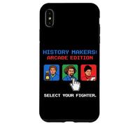 Carcasa para iPhone XS MAX Pixel Art de 8 bits para Jugadores Retro de History Makers Arcade Edition