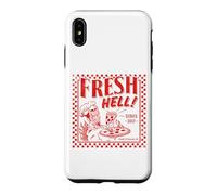 Carcasa para iPhone XS MAX Pizza Satan Fresh Hell Satan Occult Satanic Lucifer