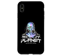 Carcasa para iPhone XS MAX Planeta silencioso de Ciencia ficción contra el Que Nadie se Mueve